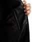 Men's Black Quilted Biker Leather Jacket - USA Retro Hide